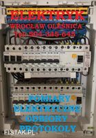 Elektryk pomiary elektryczne odbiory Wrocław... OGłOSZENIA Bazarok.pl