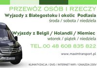 Przewóz osób i rzeczy busem do Belgii / Holandii... OGłOSZENIA Bazarok.pl