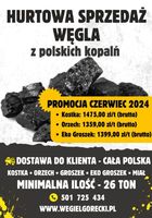 Hurt Węgiel / Polskie kopalnie/ Promocja czerwcowa... OGłOSZENIA Bazarok.pl